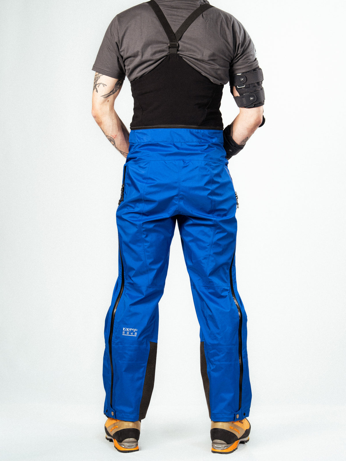 Kaemp 8848 Numree Unisex Hardshellhose mit Bib – Alpine Wetterschutz-9