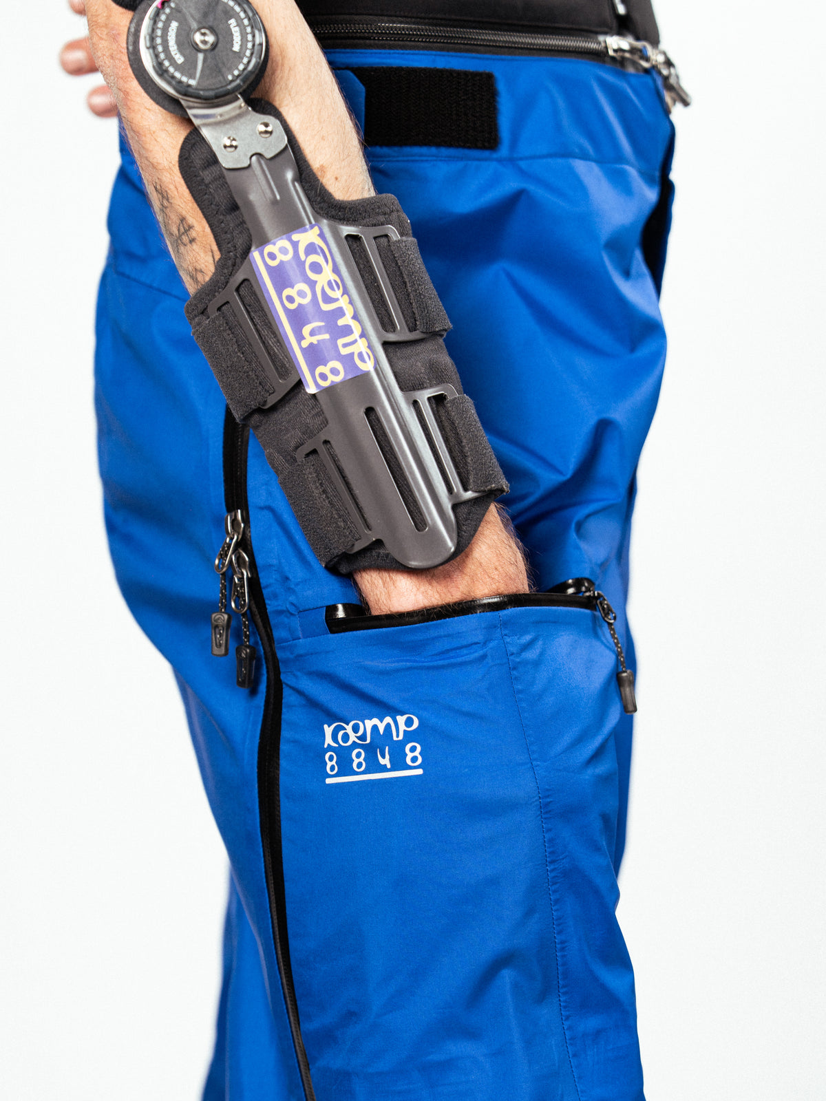 Kaemp 8848 Numree Unisex Hardshellhose mit Bib – Alpine Wetterschutz-13